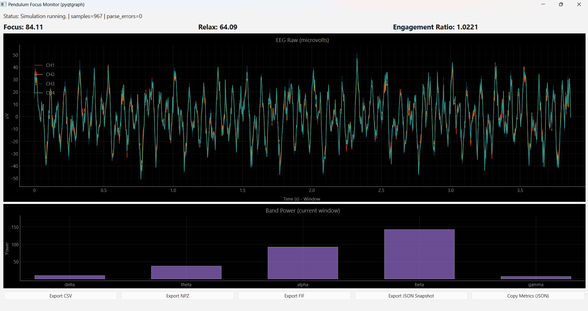 Pendulum desktop monitor
