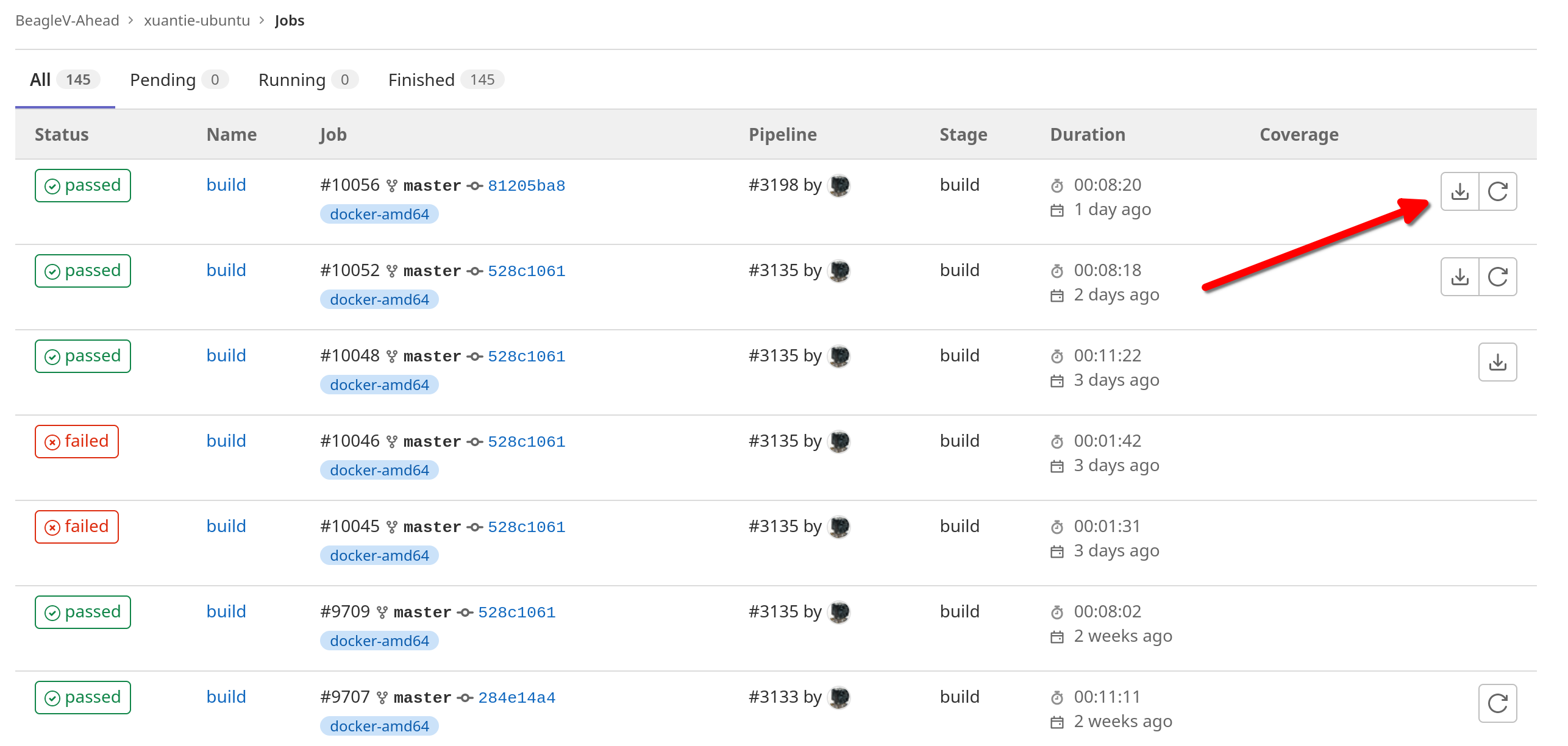 Download recent image