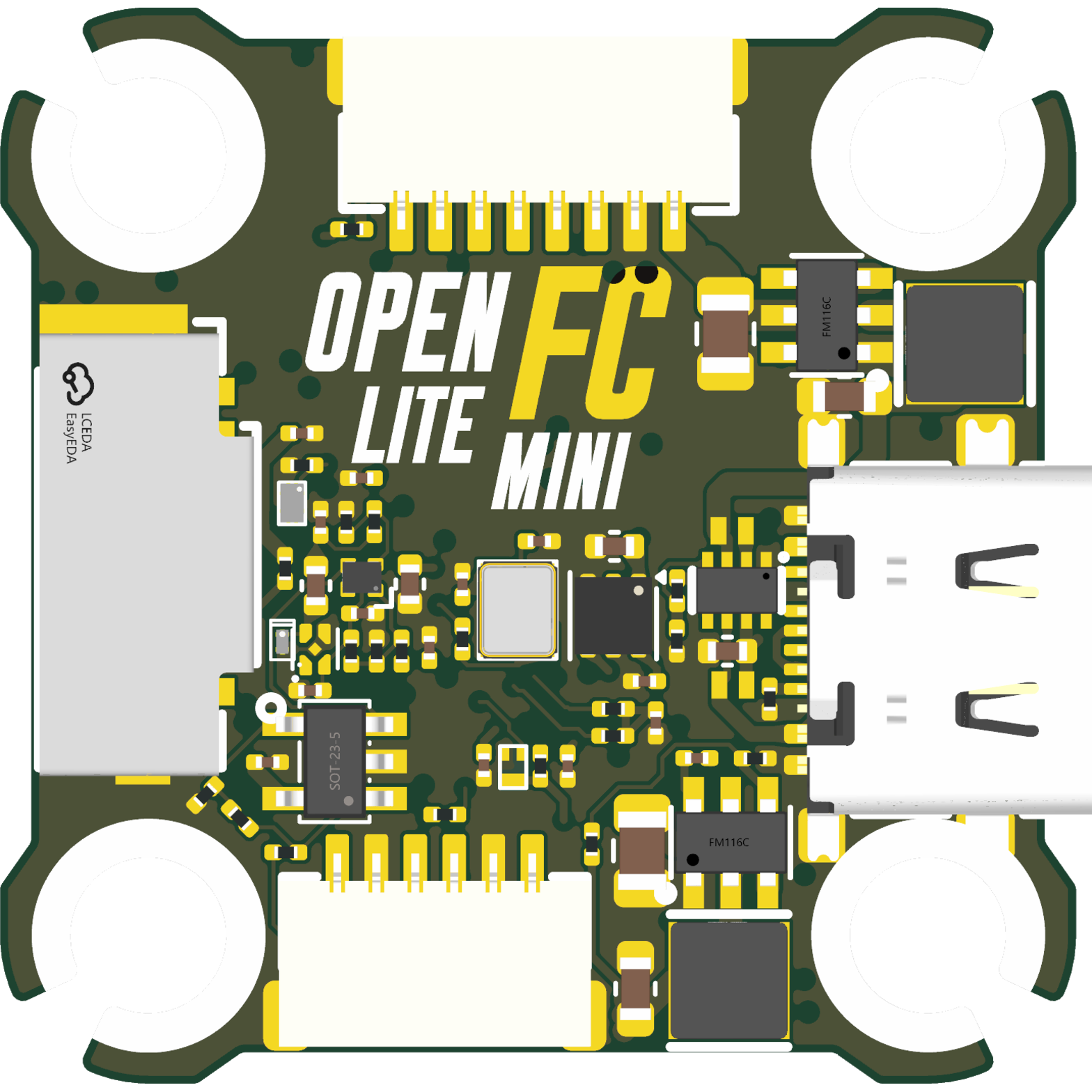 OpenFC-Lite-Mini Rev 2 bottom