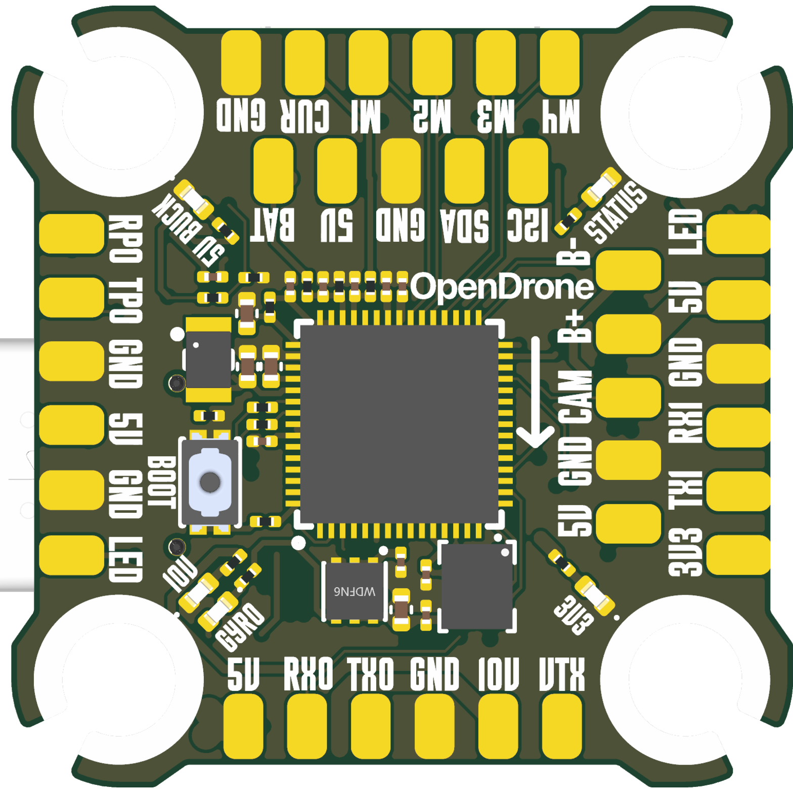 OpenFC-Lite-Mini Rev 2 top