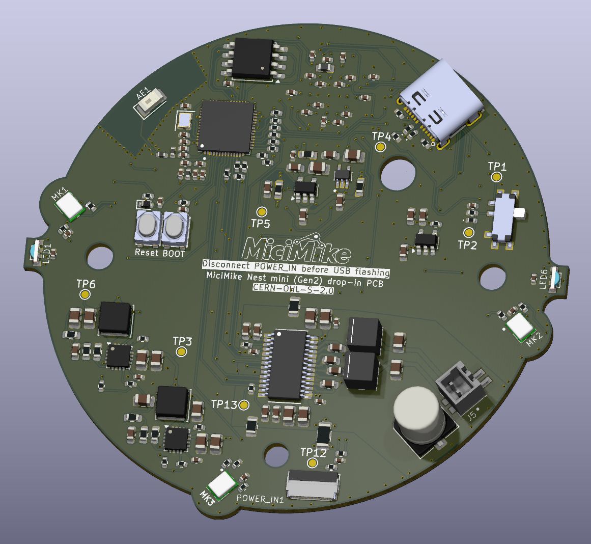 First test PCB